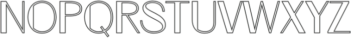 Geizla Outline otf (400) Font UPPERCASE