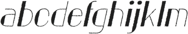 GeizlaRough-Italic otf (400) Font LOWERCASE