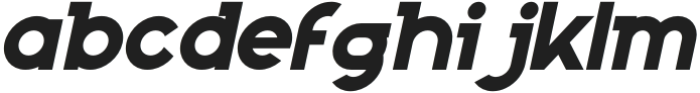 Gekko Italic otf (400) Font LOWERCASE