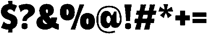 Geladine Black otf (900) Font OTHER CHARS