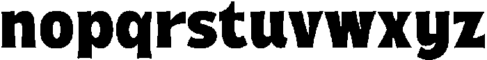 Geladine Black otf (900) Font LOWERCASE