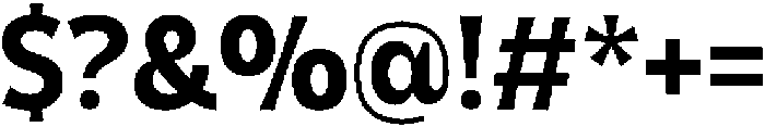 Geladine Bold otf (700) Font OTHER CHARS