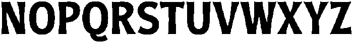 Geladine Bold otf (700) Font UPPERCASE