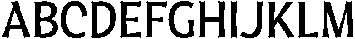Geladine Medium otf (500) Font UPPERCASE