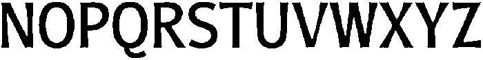 Geladine Medium otf (500) Font UPPERCASE