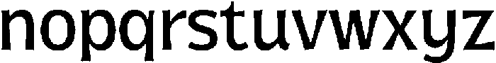 Geladine Medium otf (500) Font LOWERCASE
