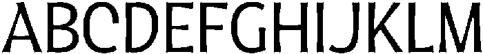 Geladine Regular otf (400) Font UPPERCASE