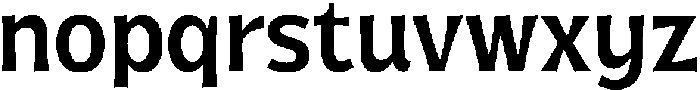 Geladine Semi Bold otf (600) Font LOWERCASE