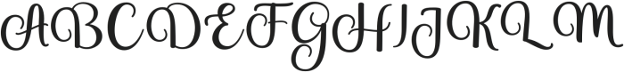 Gelatin-Regular otf (400) Font UPPERCASE