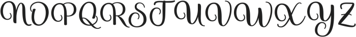 Gelatin-Regular otf (400) Font UPPERCASE