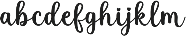 Gelatin-Regular otf (400) Font LOWERCASE