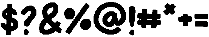 Gelato Regular otf (400) Font OTHER CHARS