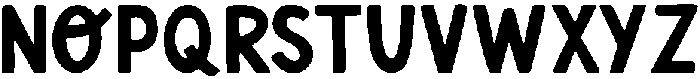 Gelato Regular otf (400) Font UPPERCASE
