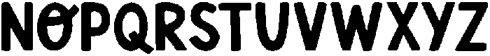 Gelato Regular otf (400) Font LOWERCASE