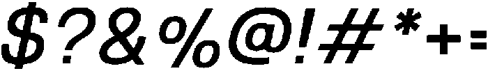 Gelato Typewriter Regular Italic otf (400) Font OTHER CHARS