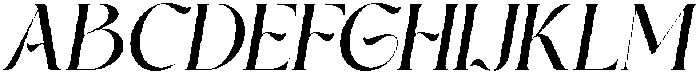 Gelgira Italic otf (400) Font UPPERCASE