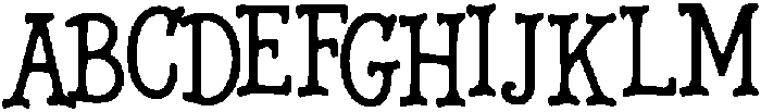 Geli ttf (400) Font UPPERCASE