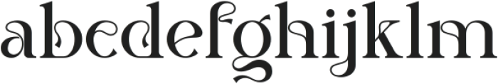 Geliant otf (400) Font LOWERCASE