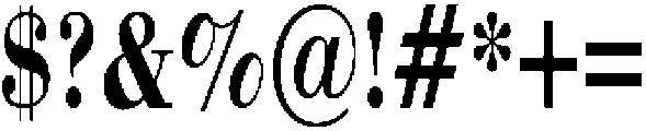 Geliga Regular otf (400) Font OTHER CHARS
