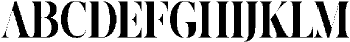 Geliga Regular otf (400) Font UPPERCASE