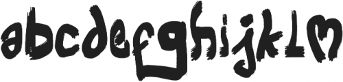 Gelisyah otf (400) Font LOWERCASE