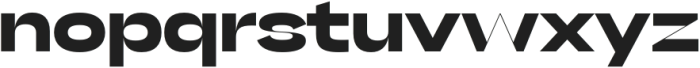 Gella Display Expanded Black otf (900) Font LOWERCASE