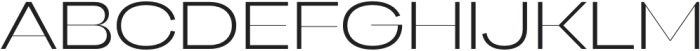 Gella Display Expanded Light otf (300) Font UPPERCASE