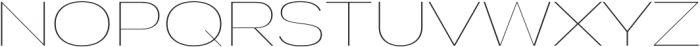 Gella Display Expanded Thin otf (100) Font UPPERCASE
