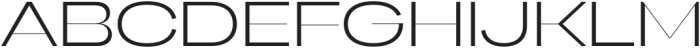 Gella Display ExtraExpanded Light otf (300) Font UPPERCASE