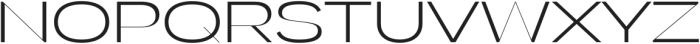 Gella Display ExtraExpanded Light otf (300) Font UPPERCASE