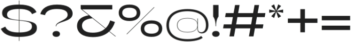 Gella Display ExtraExpanded Medium otf (500) Font OTHER CHARS