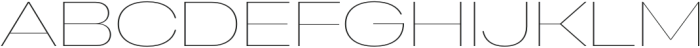 Gella Display ExtraExpanded Thin otf (100) Font UPPERCASE
