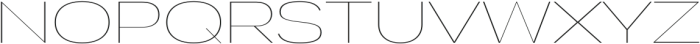 Gella Display ExtraExpanded Thin otf (100) Font UPPERCASE
