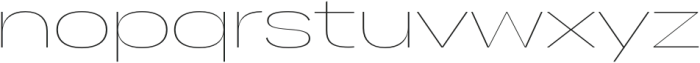 Gella Display ExtraExpanded Thin otf (100) Font LOWERCASE