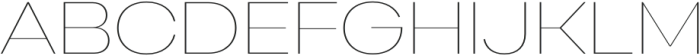 Gella Display SemiExpanded Thin otf (100) Font UPPERCASE