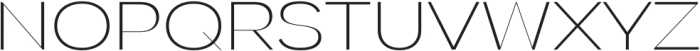 Gella Display SemiExpanded UltraLight otf (300) Font UPPERCASE