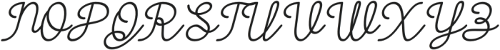 Gellica Soft Italic otf (400) Font UPPERCASE