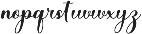 Gellisa Script Regular otf (400) Font LOWERCASE