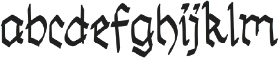 Gelogisty Regular ttf (400) Font LOWERCASE