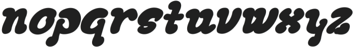 Gemini Cows Bold Italic otf (700) Font LOWERCASE