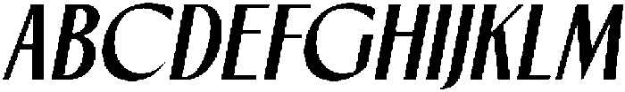 Gemino Sans Slanted otf (400) Font UPPERCASE