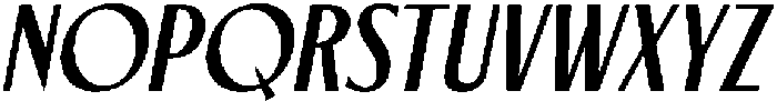 Gemino Sans Slanted otf (400) Font UPPERCASE