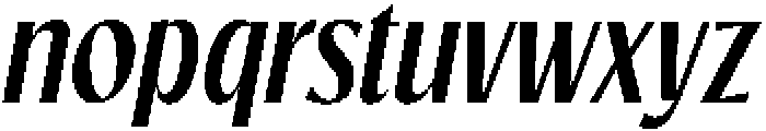 Gemino Sans Slanted otf (400) Font LOWERCASE