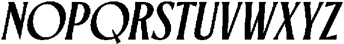 Gemino Serif Slanted otf (400) Font UPPERCASE