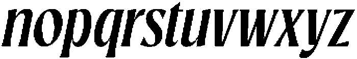 Gemino Serif Slanted otf (400) Font LOWERCASE