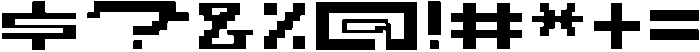 Gempx Glitch otf (400) Font OTHER CHARS