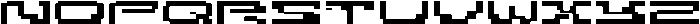 Gempx Glitch otf (400) Font LOWERCASE