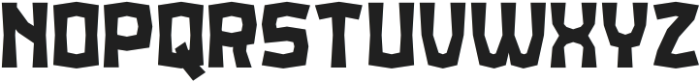 Gemrock Bold otf (700) Font UPPERCASE