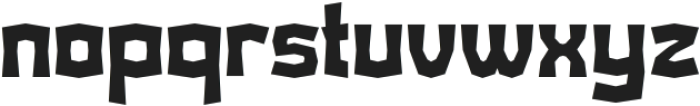 Gemrock Bold otf (700) Font LOWERCASE