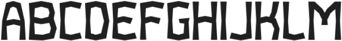 Gemrock Regular otf (400) Font UPPERCASE